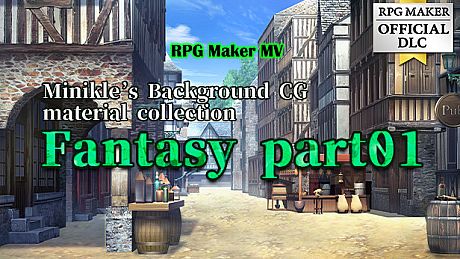 RPG Maker MV - Minikle's Background CG Material Collection Fantasy part01 DLC