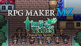RPG Maker MZ - MT Tiny Tales Character Sprites NPC Advanced