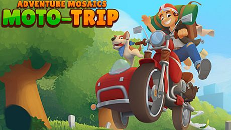 Adventure Mosaics. Moto-Trip Game