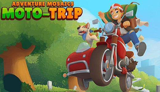 Adventure Mosaics. Moto-Trip