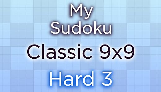 My Sudoku - Classic 9x9 Hard 3