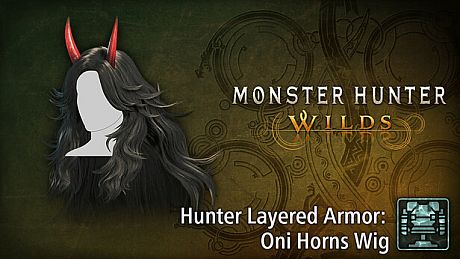 Monster Hunter Wilds - Hunter Layered Armor: Oni Horns Wig DLC