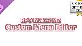 RPG Maker MZ - Custom Menu Editor