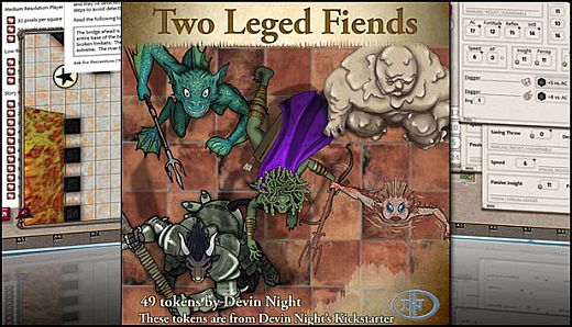 Fantasy Grounds - Two-Legged Fiends (Token Pack)