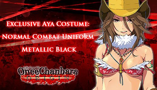 OneeChanbara ORIGIN - Exclusive Aya Costume: Normal Combat Uniform Metallic Black
