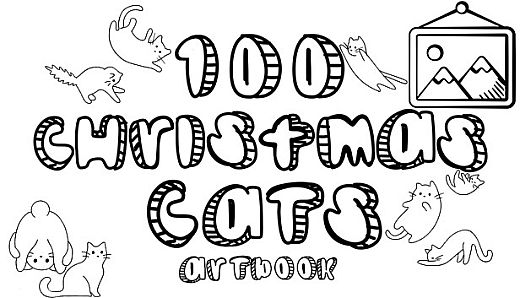 100 Christmas Cats - Artbook