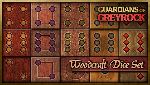 Guardians of Greyrock - Dice Pack: Woodcraft Set