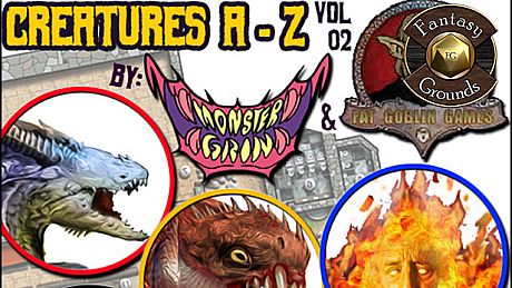 Fantasy Grounds - Creatures A-Z Vol 2 (Token Pack) DLC