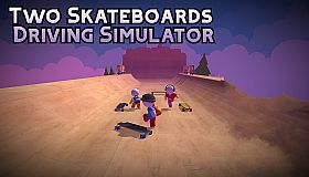 Two Skateboards Driving Simulator
