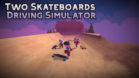 Two Skateboards Driving Simulator Game