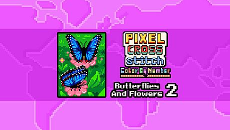 Pixel Cross Stitch - Flowers and Butterflies Pack 2 DLC