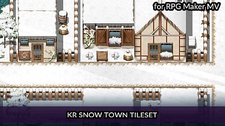 RPG Maker MV - KR Snow Town Tileset DLC