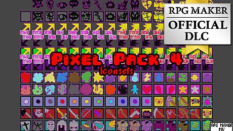 RPG Maker MV - Pixel Pack 4 Iconsets DLC