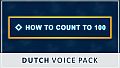 How to Count to 100 - Dutch Voice Pack