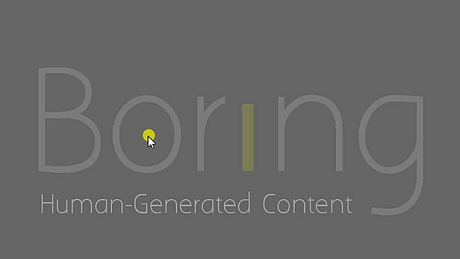 Borıng. - Human-Generated Content DLC