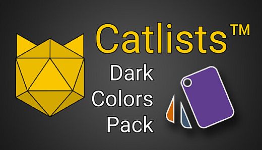 Catlists - Dark Accent Colors Pack