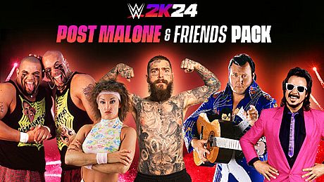 WWE 2K24 Post Malone & Friends Pack DLC