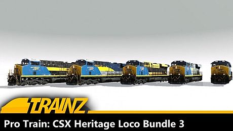 Trainz 2022 DLC - Pro Train: CSX Heritage Loco Bundle 3 DLC