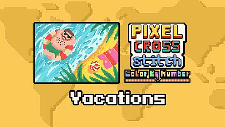 Pixel Cross Stitch - Vacations Pack DLC
