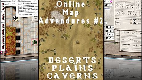Fantasy Grounds - Map Adventures #2 - Plains, Deserts, & Caverns (Map Pack) DLC