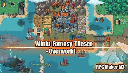 RPG Maker MZ - Winlu Fantasy Tileset - Overworld