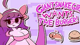 Giant Snake Girl wants The Burger!