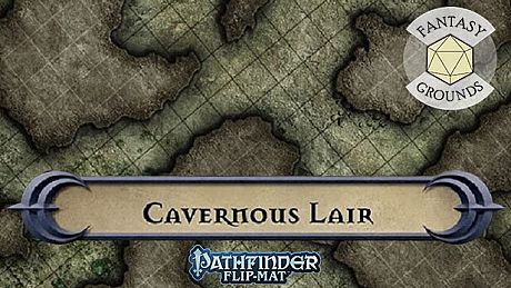 Fantasy Grounds - Pathfinder RPG - Pathfinder Flip-Mat - Cavernous Lair DLC