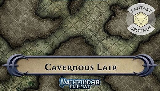 Fantasy Grounds - Pathfinder RPG - Pathfinder Flip-Mat - Cavernous Lair