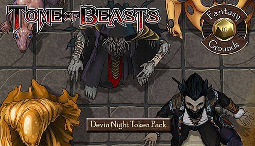 Fantasy Grounds - Devin Night Token Pack: Tome of Beasts 8: Sandman - Zmey +Appendix NPC's (Token Pack)