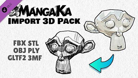 MangaKa - Import 3D Pack DLC