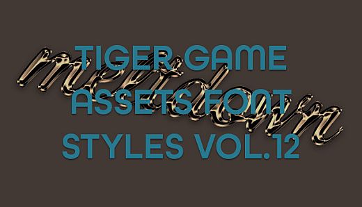TIGER GAME ASSETS FONT STYLES VOL.12