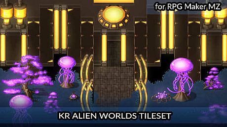 RPG Maker MZ - KR Alien Worlds Tileset DLC