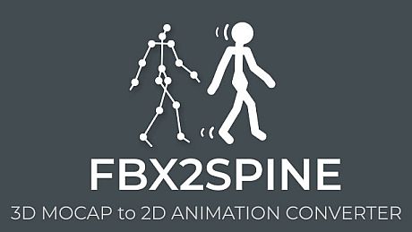 FBX2SPINE - 3D Mocap to 2D Animation Transfer Tool Game
