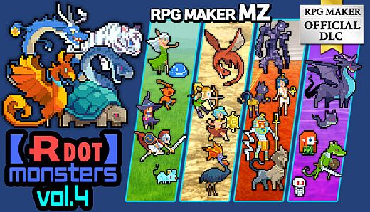 RPG Maker MZ - Rdot monsters vol.4