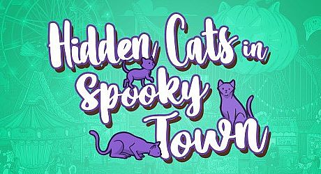 Hidden Cats in Spooky Town Game