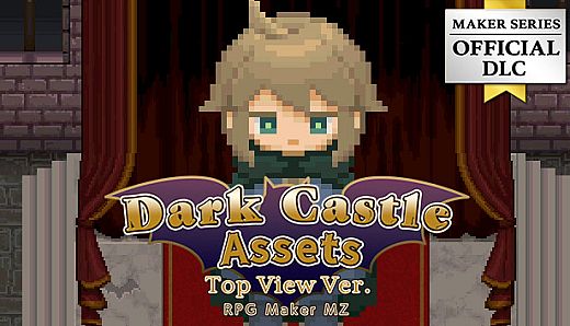 RPG Maker MZ - Dark Castle  Assets Top View Ver