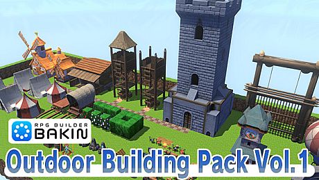 RPG Developer Bakin Outdoor Building Pack Vol.1 DLC