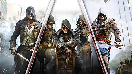 Assassin's Creed Triple Pack: Black Flag, Unity, Syndicate Bundle