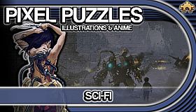 Pixel Puzzles Illustrations & Anime - Jigsaw Pack: Sci-Fi