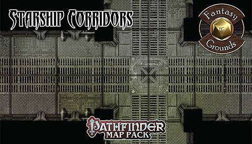 Fantasy Grounds - Pathfinder Map Pack: Starship Corridors