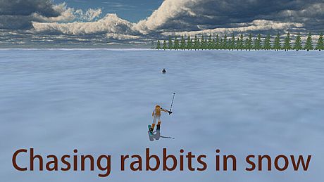Chasing rabbits in snow Game