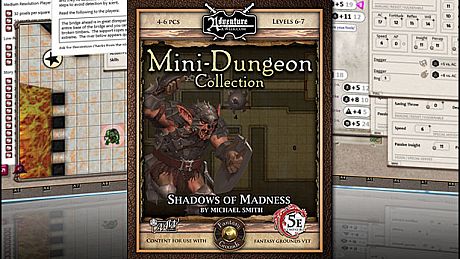 Fantasy Grounds - Mini-Dungeon #017: Shadows of Madness (5E) DLC