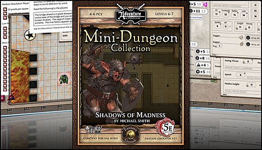 Fantasy Grounds - Mini-Dungeon #017: Shadows of Madness (5E)