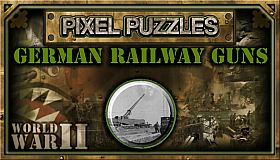 Pixel Puzzles WW2 Jigsaw - Pack: German Railway Guns