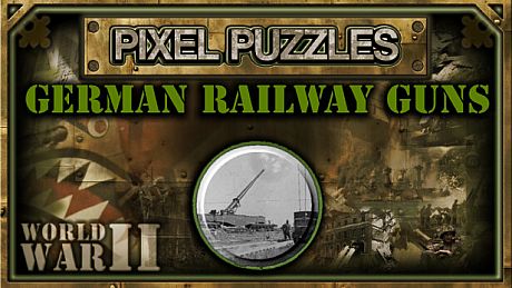 Pixel Puzzles WW2 Jigsaw - Pack: German Railway Guns DLC