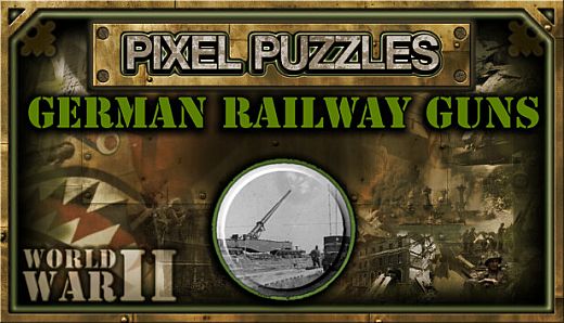 Pixel Puzzles WW2 Jigsaw - Pack: German Railway Guns