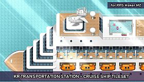 RPG Maker MZ - KR Transportation Station - Cruise Ship Tileset