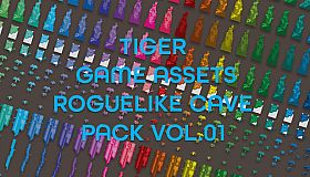 TIGER GAME ASSETS ROGUELIKE CAVE PACK VOL.01