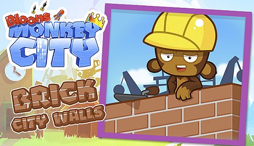 Bloons Monkey City - Brick City Walls