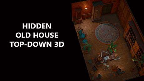 Hidden Old House Top-Down 3D Game